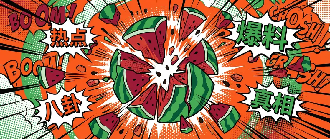 今日吃瓜_今日吃瓜吃瓜爆料 | 全网最全今日吃瓜聚集地 今日头瓜爆炸漫画横幅